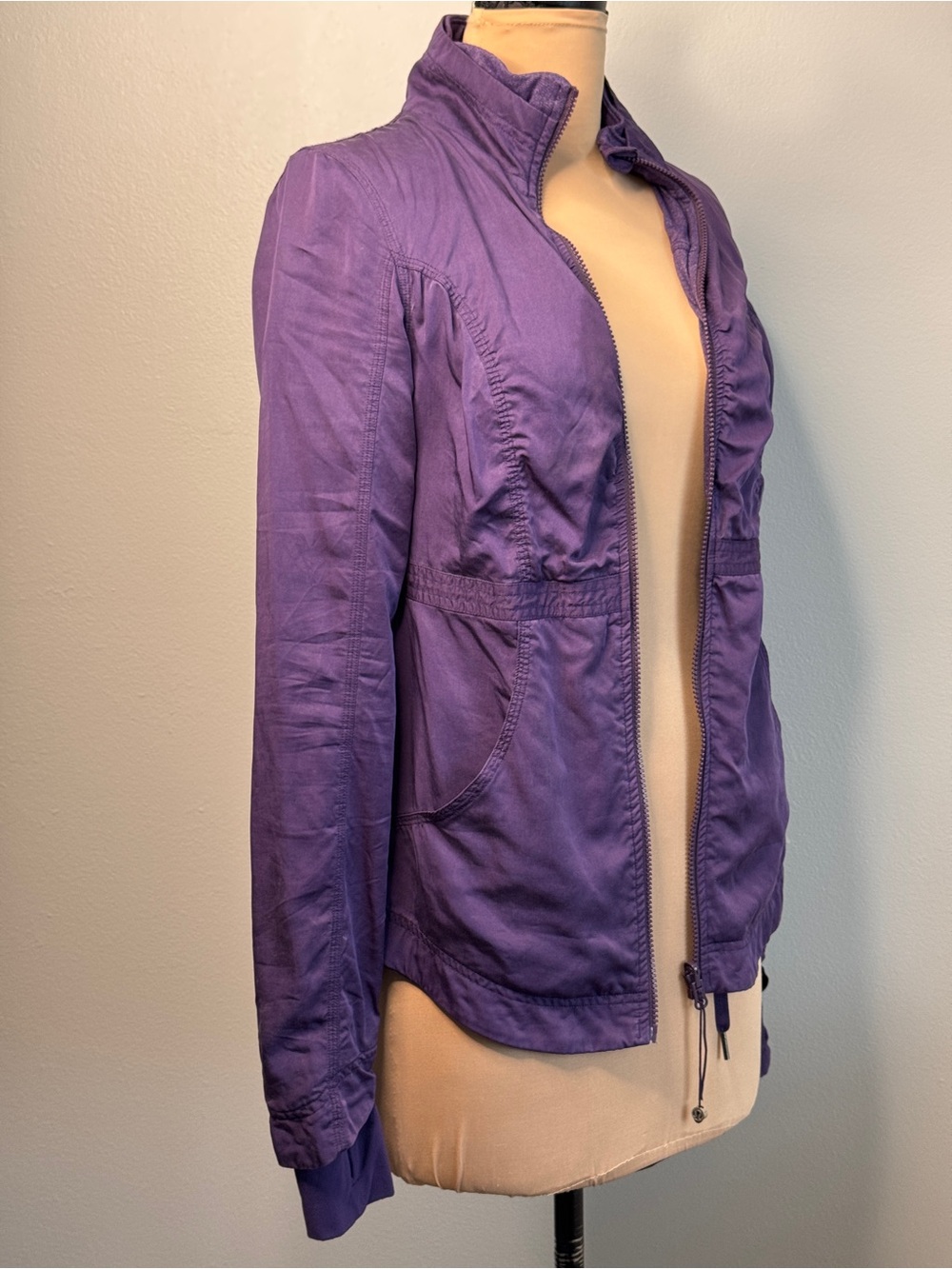 Purple Reversible Zip Jacket Adjustible
